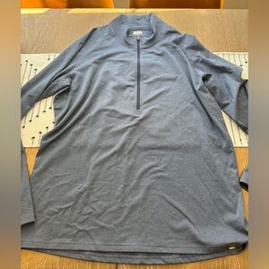 Men’s REI striped Half zip